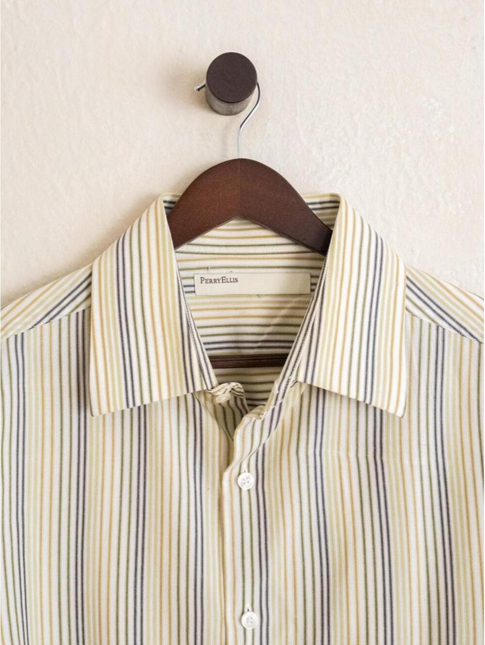 Perry Ellis Multicolor Striped Shirt